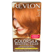 Revlon Colorsilk Beautiful Color, Permanent Hair Dye with Keratin, 100% Gray Coverage, Ammonia Free, 53 Light Auburn