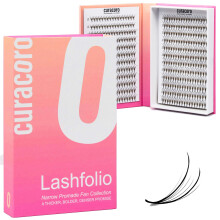 Curacoro LashFolio Double Spike Promade Szempilla Kzzel ksztett Volume Szempilla 5D-10D C CC D Curl 0,03-0,07mm 8-13mm Mix Length Professzionlis