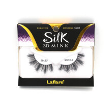 Laflare 3D SILK MINK Premium Faux Mink szempillk Macskaszemek Wispy bolyhos puha, mint a nerc Tbbrtegu muszempillk (SM13)