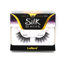 Laflare 3D SILK MINK Premium Faux Mink szempillk Macskaszemek Wispy bolyhos puha, mint a nerc Tbbrtegu muszempillk (SM04)