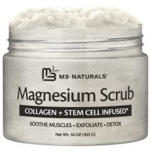 Esfoliante Corporal de Magnésio para Músculos Doloridos, Relaxamento e Hidratação Profunda