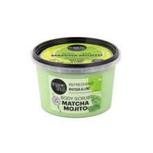 Organic Shop Matcha & Lima, Esfoliante Refrescante 100% Vegano e Orgânico, Exfoliante Diário, Hidratante