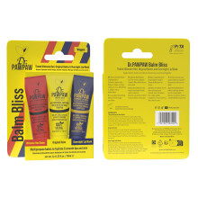 Dr. PawPaw Mini Balm Bliss Trio - Lip Balm and Mask Giftset - Moisturizing with Natural Peptides for Smooth Plumped Results - 3 pc