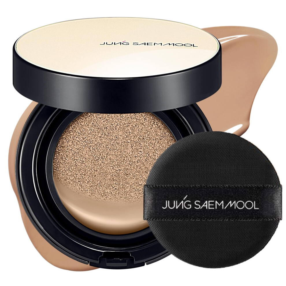 Jung Saem Mool Bronze Essential Skin Nuder Cushion 25N 0.49 Fl Oz No Refill Natural Radiant Finish Cushion Foundation With Buildable Coverage Ligh