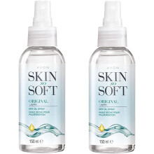 2 x Avon Standard Skin So Soft Dry Oil Spray 150ml, Formulated with Jojoba Oil and Vitamin E to Lock in Moisture, 2 x 150ml