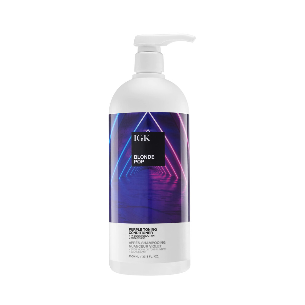 Igk Purple - Blonde Pop Toning Conditioner 403281 - 1000Ml/33.8Oz