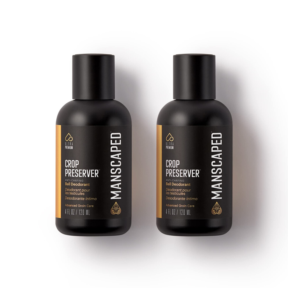 Manscaped The Crop Preserver, Anti-Chafing Men's Ball Deodorant, Male Care Hygiene Moisturizer Featuring Soothing