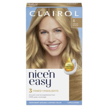 Clairol Nice'n Easy Permanente Haarkleur, 8 Medium Blond, 1 Verpakking