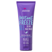 Aussie, Instant Freeze Gel, Australian Jojoba Oil & Sea Kelp, Maximum Hold