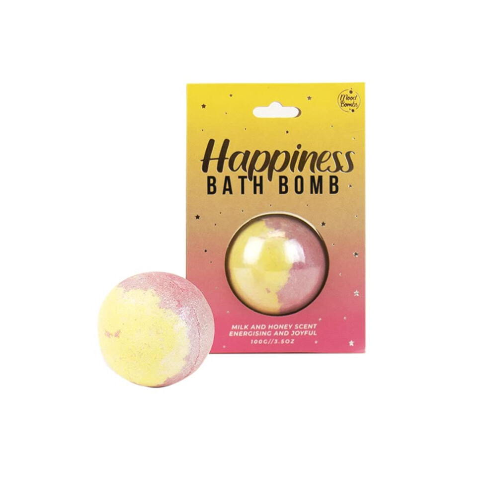 Gift Republic (Happiness Bath Bomb (Milk & Honey Scent)) Scented Mood Bath Bombs