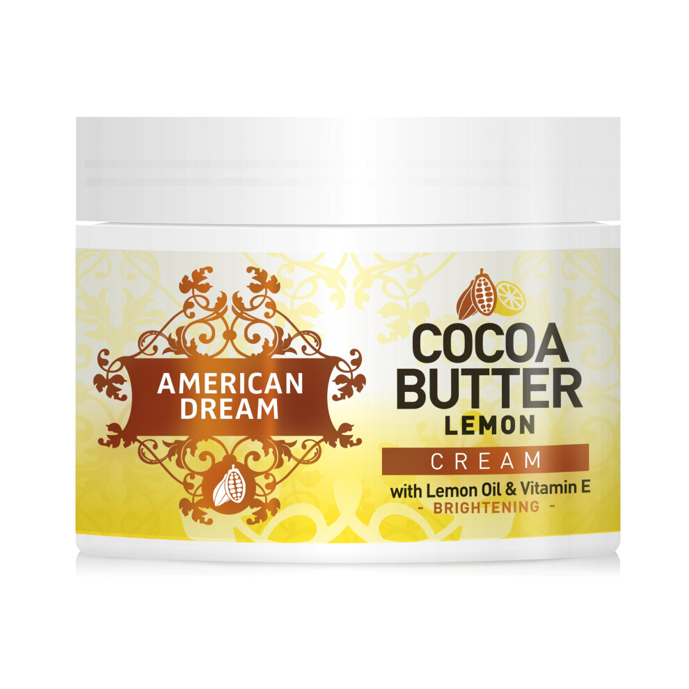 Photos - Cream / Lotion American Dream Cocoa Butter Lemon Brightening Cream Infused with Lemon Oil & Vitamin E 500ml AD/SC/COCOABUTTER/LEM/500ML 