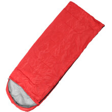 Camping Hiking Waterproof Outdoor Sleeping Bag with Hood for Adults Red
