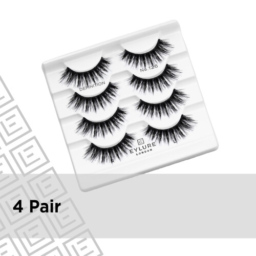 Eylure Eylure Dramatic Definition No. 126 Wimpern Multipack, 4 Paare 1