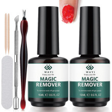 Gel-Nagellackentferner Set - 2 Flaschen, schneller Entferner mit Werkzeugen