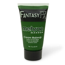 Mehron Makeup Fantasy FX Cream Makeup | Vesipohjainen | Halloween | Vihre kasvo- ja vartalomaali aikuisille 1 fl unssi (30 ml) (VIHRE)