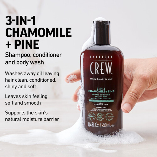 American Crew 3-in-1 Chamoline Plus Pine von American Crew Men, 960 g 2