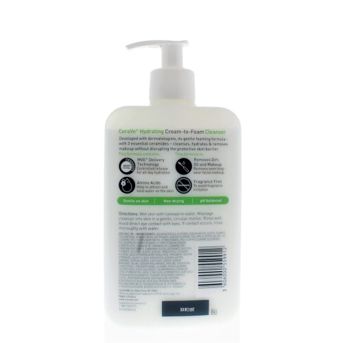 CeraVe CeraVe Hydrating Cream-to-Foam Reiniger 473ml 2