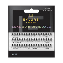 Eylure Luxe 3D Individuals Cluster False Lashes Short Medium & Long