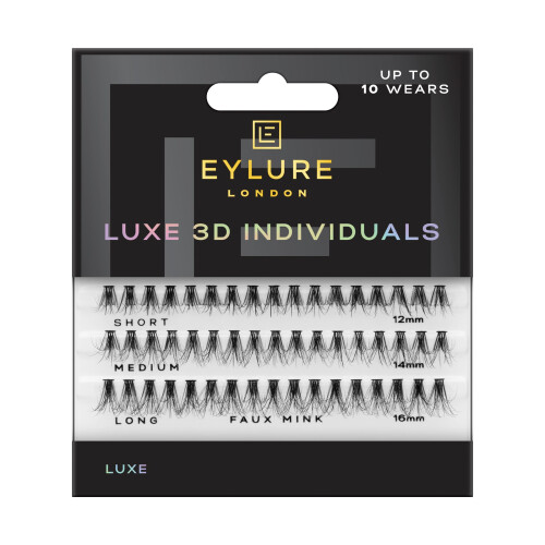 Eylure Eylure Luxe 3D Individuals Cluster False Lashes Short Medium & Long
