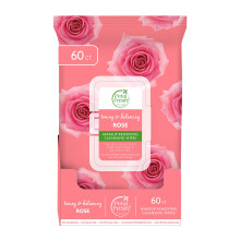 Petal Fresh Pure Brightening Rose Makeup Fjernelse Renseh?ndkl?der Blide ansigtsservietter Daglig reng?ring Vegansk og Cruelty Free 60 t?ller