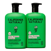 California Naturals Champú y Acondicionador Hidratante para Cabello Seco y Dañado, Kit de Cuidado Capilar