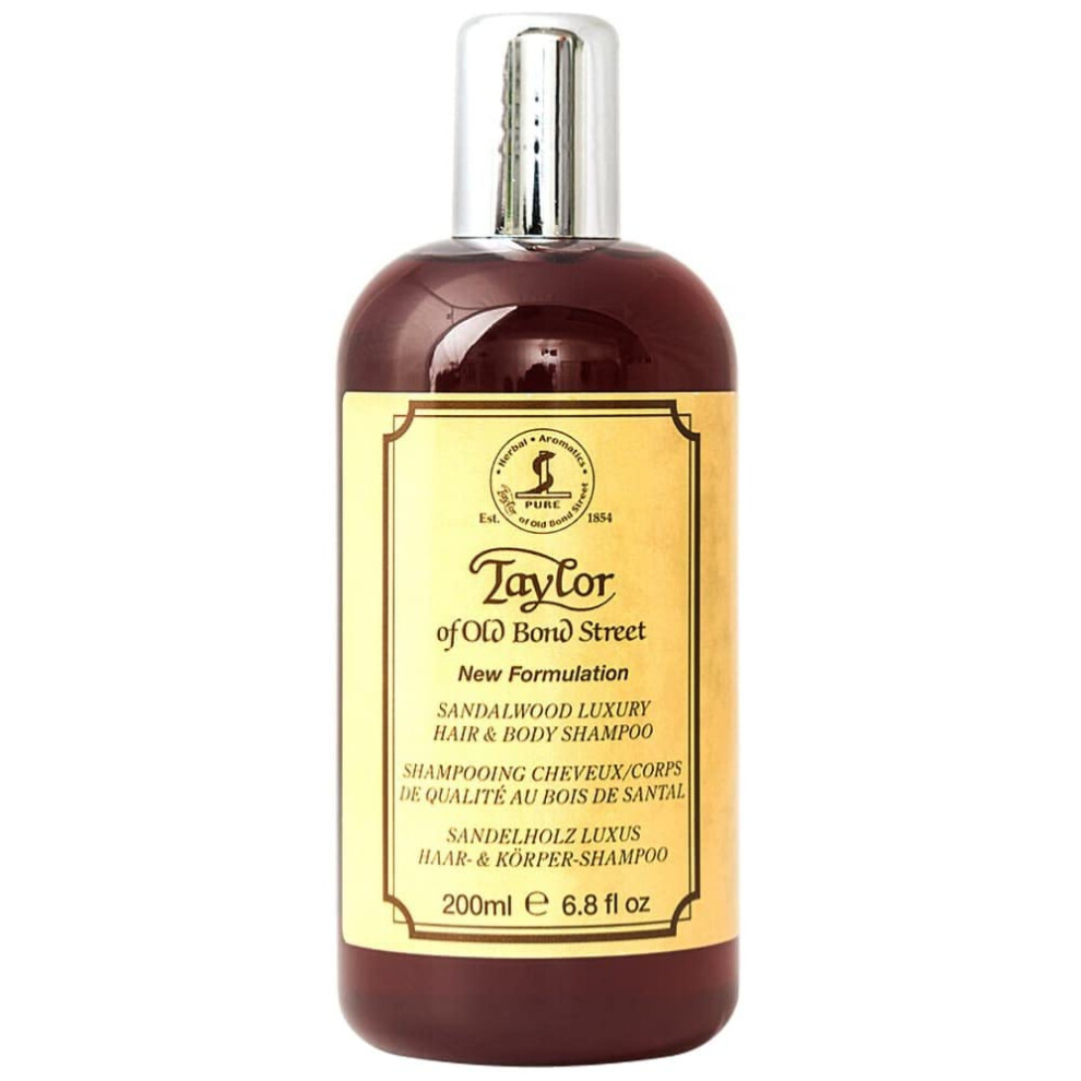 Taylor Of Old Bond S Taylor Of Old Bond Street 200Ml Luxury Sandalwood Hair And Body Shampoo