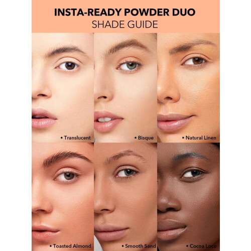 SHEGLAM Insta-Ready Face Powder Loose Under Eye Setting Powder - Bisque 2