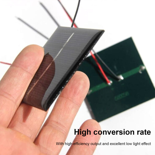 3Pcs 0.45W 2V Mini Solar Panel Cells Polysilicon DIY Power Kit 2