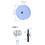 Universally Drill Bit Sharpener Tool Compactly-White corundum 2