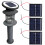 3Pcs 0.45W 2V Mini Solar Panel Cells Polysilicon DIY Power Kit 16