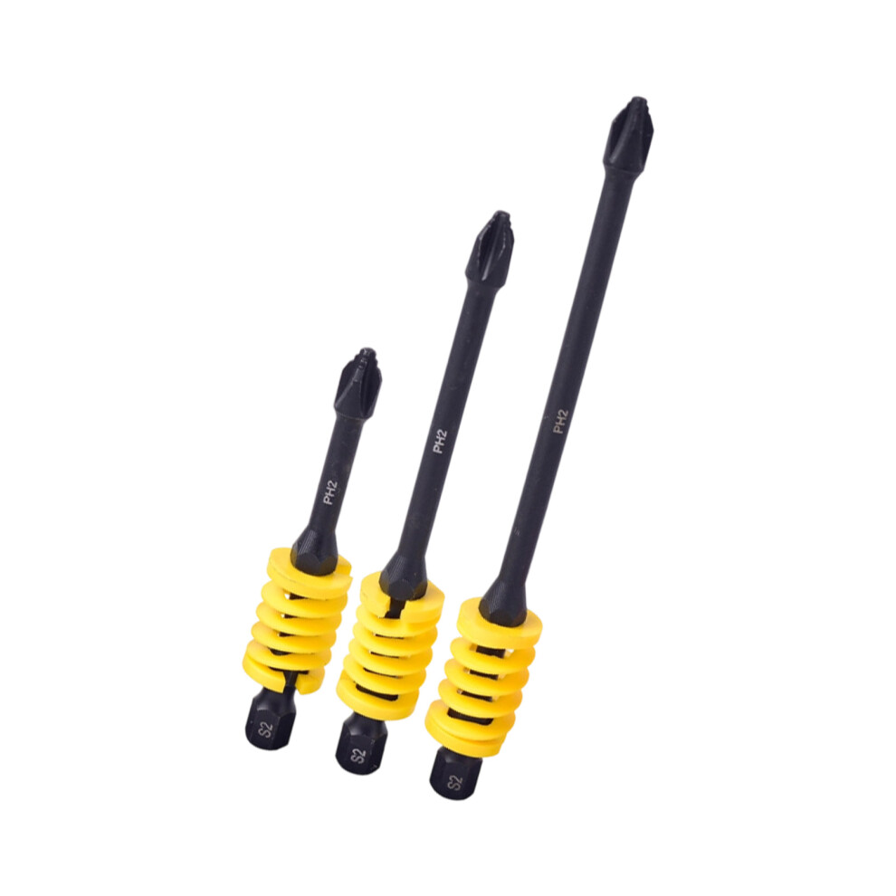 Tip Screwdriver Bits With Enhancing Grip Steel-Yellow 7696000231068