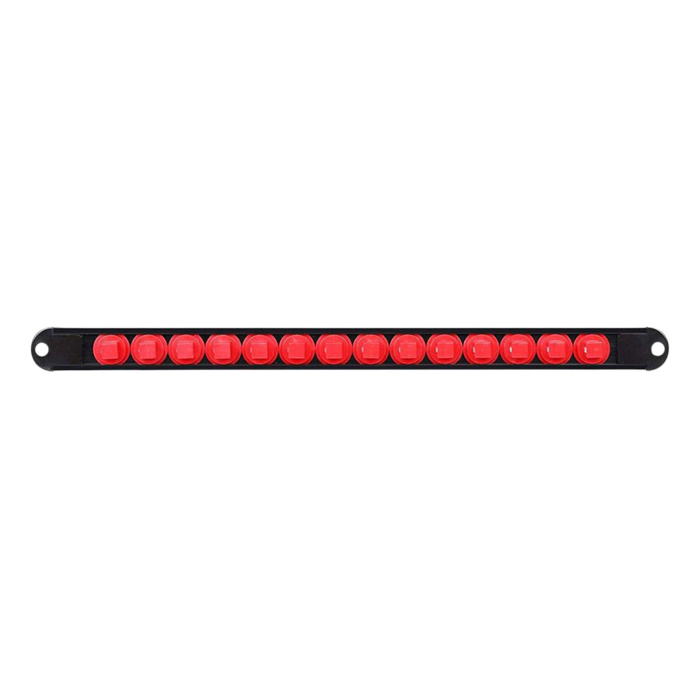 Detachable End Cap Socket Holder Abs Plastic- 3 8Inch Red 7696000231150