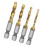 High Speed Steel Spirals Flute Machine Tapping Bit-4 packs 1