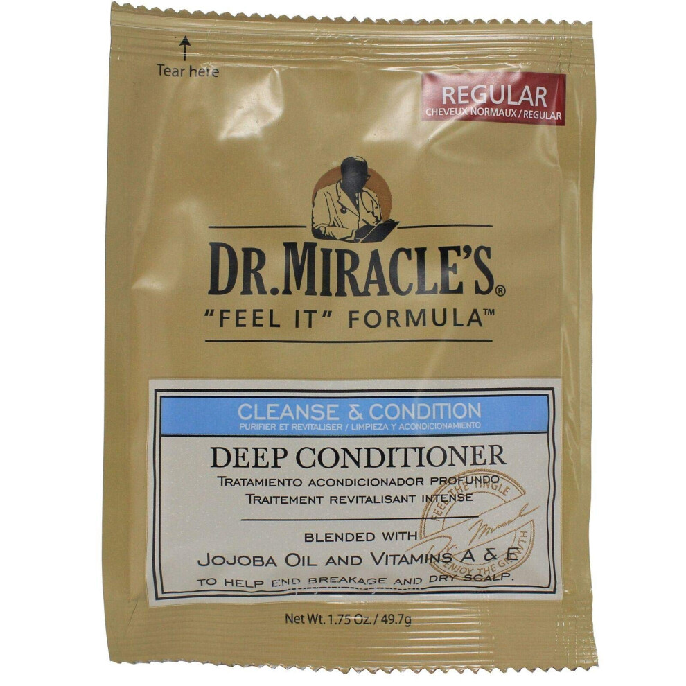 Dr. Miracle's Feel It Formula Deep Conditioning Treatment 1.75 Oz ( Pack Of 12)