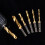 High Speed Steel Spirals Flute Machine Tapping Bit-4 packs 7