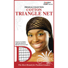 DONNA Cuffia da doccia a triangolo in cotone con rete, cuffia per parrucca e accessori per capelli per una protezione elegante dei capelli COLORE