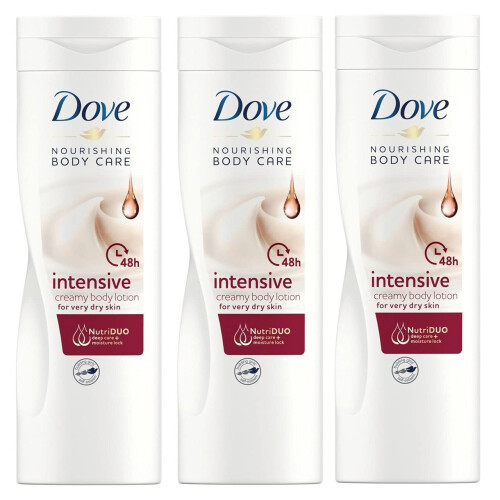 Dove Dove Intense Nourishment Körperlotion 250ml, 3er Pack