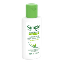 Hidratante Rico Replenishing Simples, 4.2oz, Pacote de 2