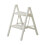 Thin 2.2kg Pliable Ladder with Against Slip Procedures-White 1