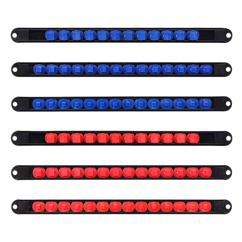 Detachable End Cap Socket Holder Abs Plastic Storage- 6Pcs 7696000232607