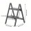 Thin 2.2kg Pliable Ladder with Against Slip Procedures-White 4