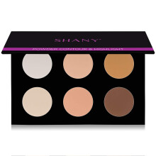 SHANY Powder Contour & Highlighter Sculpting Palette - Lag 3 - Refill til 6 Layer Mini Masterpiece Collection Makeup Set