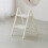 Thin 2.2kg Pliable Ladder with Against Slip Procedures-White 5