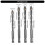 6/8/10/12mm Eccentric Twist Drill Bit High Hardness Skewed-10mm 3