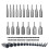 15Pcs/set Deep Socket Drill Bit Set High Strength Steel-150mm 7