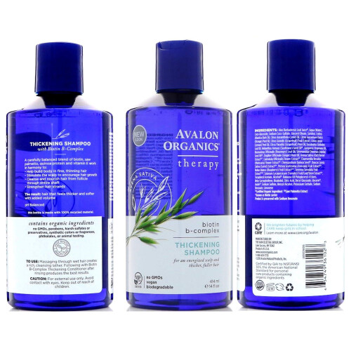 Avalon Organics 473 ml Biotin B Complex Shampoo 1