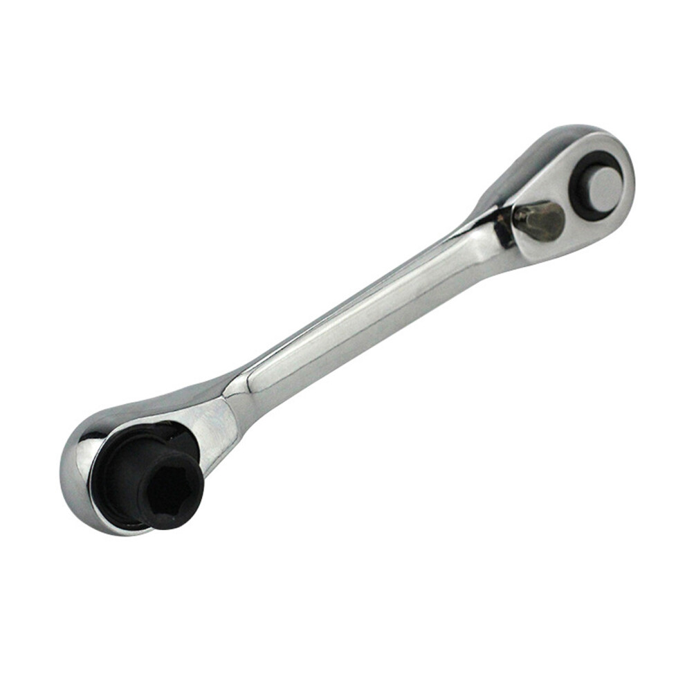 Space Saving 99Mm Ratchet Wrench 72 Tooth Adjustment 1/4" Drive 7696000233659