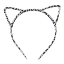 Broeify Leopard Cat Ears Pannband Halloween Cosplay Tillbehr fr kvinnor Flickor Plast Catwomen Huvudbonader Handgjorda St Fancy Kostym Hrbge