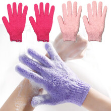 Luvas Esfoliantes de Banho Esfoliante Tecido para Massagem na Pele Towel Limpeza Profunda Loofah