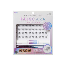 FALSCARA Ultra Natural muszempillk szempillahosszabbt kszlet Knnyu s szellos Ultra Natural Volume szempillafrtk 8mm-10mm-14mm Clear Bond & Se